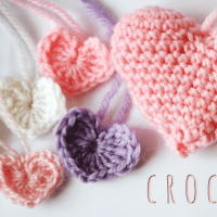 Crochet hearts