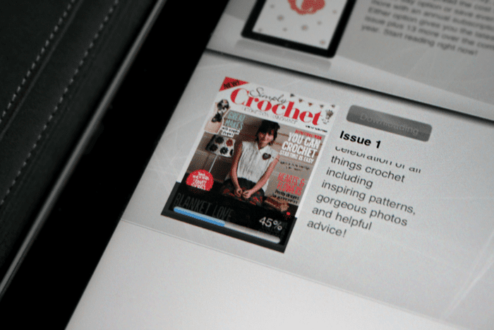 Simply Crochet magazine now on Apple Newsstand!