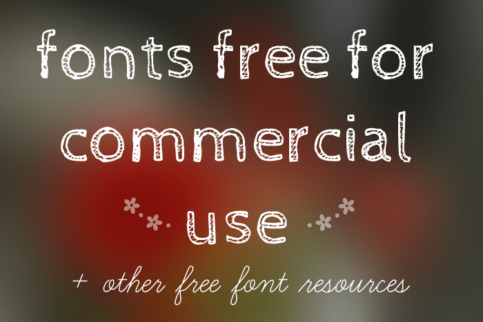 7 free fonts + other font resources