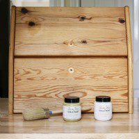 Wooden Bread Bin Makeover