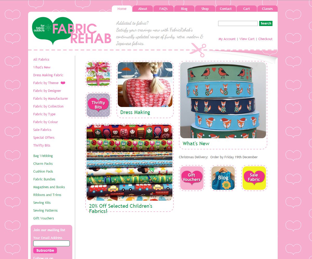 5 online sewing shops (UK) 