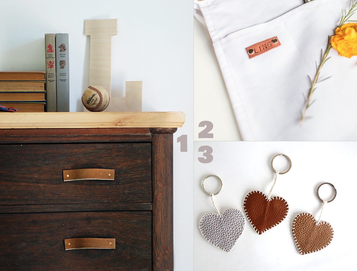 5 things to make with leather scraps #DIY | craftingfingers.co.uk