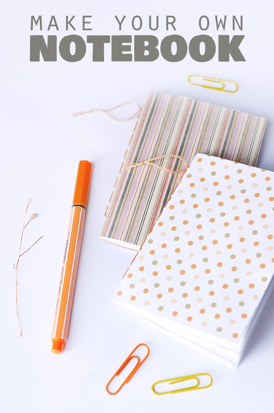DIY notebook tutorial | craftingfingers.co.uk #stationery