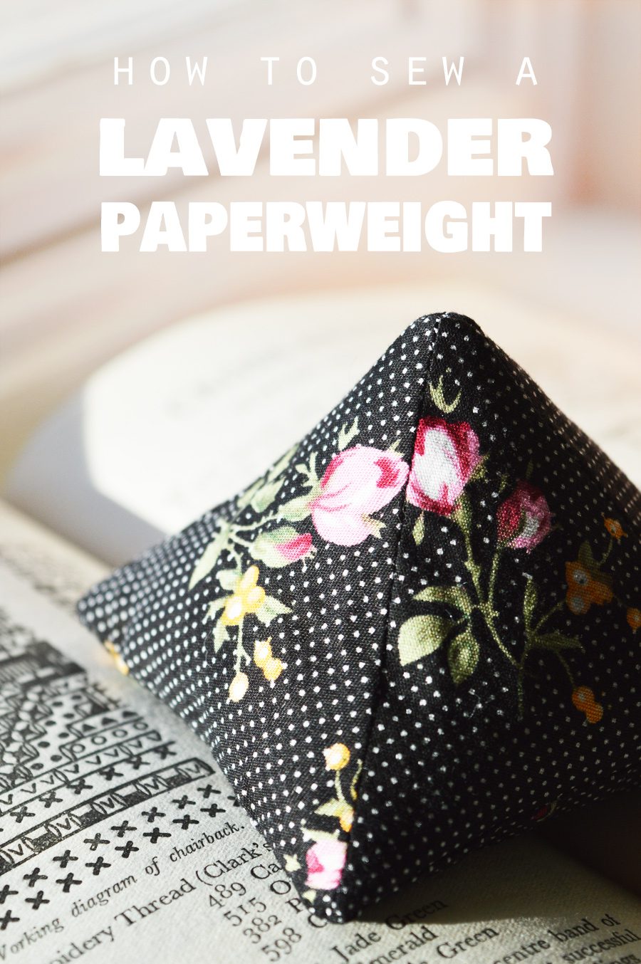 DIY lavender paperweight sewing tutorial | craftingfingers.co.uk