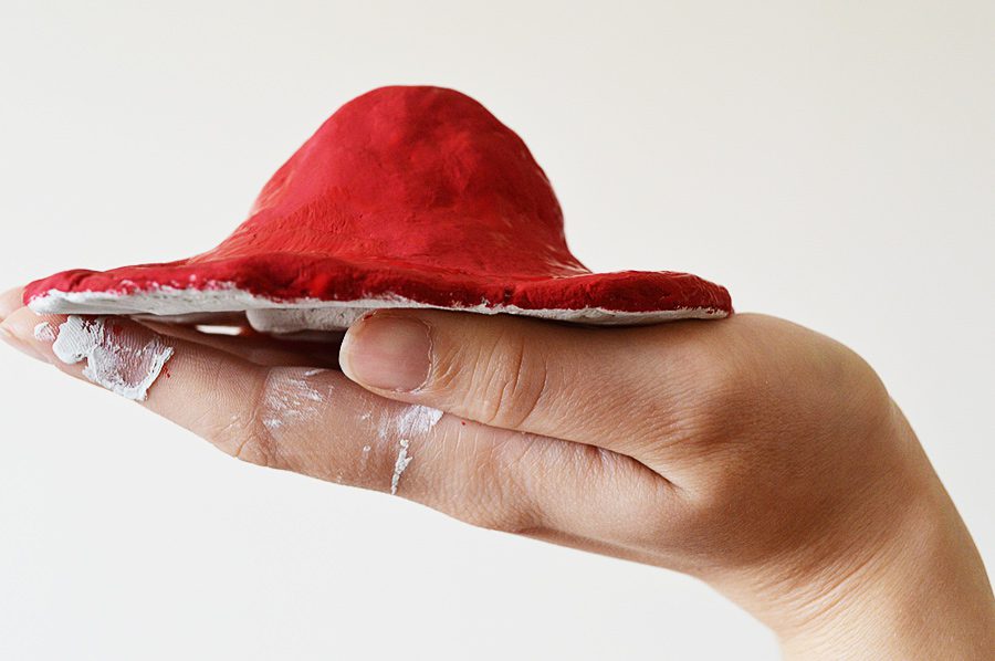 DIY Clay Mushroom Jar | craftingfingers.co.uk