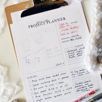 The hassle-free way to plan your next DIY (printable)
